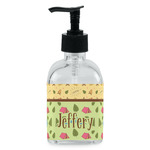 Summer Camping Glass Soap & Lotion Bottle - Single Bottle (Personalized)