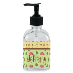 Summer Camping Glass Soap & Lotion Bottle - Single Bottle (Personalized)
