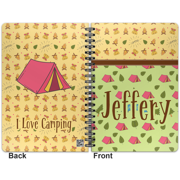 Summer Camping Spiral Journal 7 x 10 - Apvl