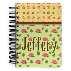 Summer Camping Spiral Notebook - 5x7 w/ Name or Text