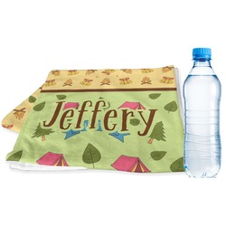 Summer Camping Sports & Fitness Towel (Personalized)