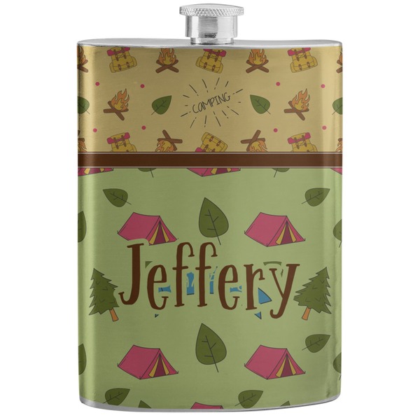 Custom Summer Camping Stainless Steel Flask (Personalized)