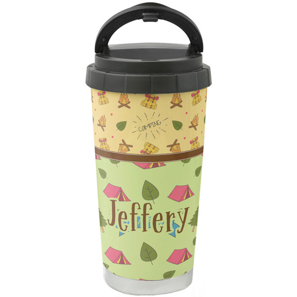 Custom Summer Camping Stainless Steel Coffee Tumbler (Personalized)
