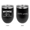 Summer Camping Stainless Wine Tumblers - Black - Double Sided - Approval