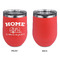 Summer Camping Stainless Wine Tumblers - Coral - Single Sided - Approval