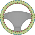 Summer Camping Steering Wheel Cover (Personalized)