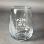 Summer Camping Stemless Wine Glass (Single)