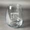 Summer Camping Stemless Wine Glass - Front/Approval