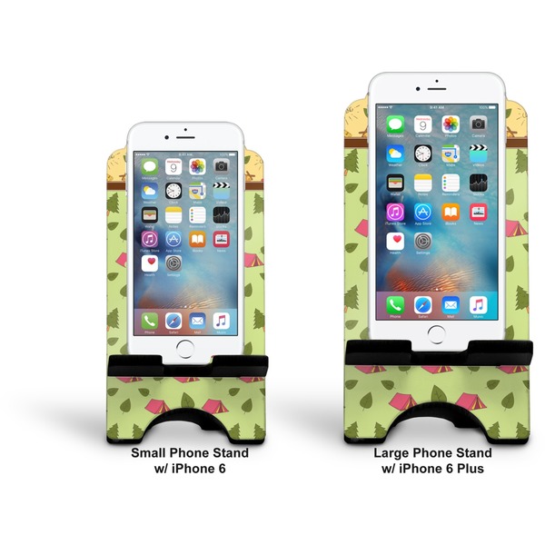 Summer Camping Stylized Phone Stand - Comparison