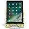 Summer Camping Stylized Tablet Stand - Front with ipad