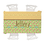 Summer Camping Tablecloth - 58"x102" (Personalized)