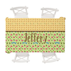 Summer Camping Tablecloth - 58"x102" (Personalized)