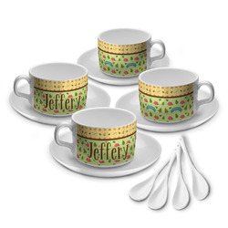 Summer Camping Tea Cup - Set of 4 (Personalized)