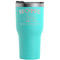 Summer Camping Teal RTIC Tumbler (Front)