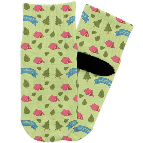 Custom Summer Camping Toddler Ankle Socks