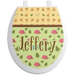 Summer Camping Toilet Seat Decal (Personalized)