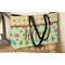 Summer Camping Tote w/Black Handles - Lifestyle View
