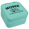 Summer Camping Travel Jewelry Boxes - Leatherette - Teal - Angled View