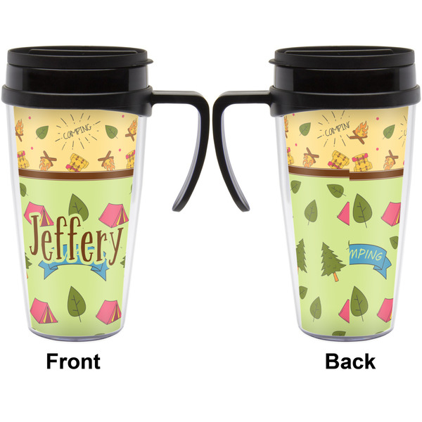 Summer Camping Travel Mug with Black Handle - Approval