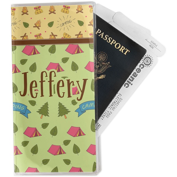 Custom Summer Camping Travel Document Holder