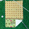 Summer Camping Waffle Weave Golf Towel - In Context