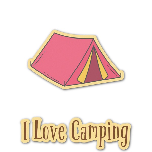 Custom Summer Camping Graphic Decal - Medium (Personalized)