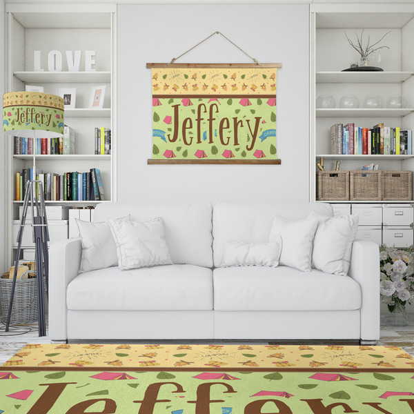 Summer Camping Wall Hanging Tapestry - IN CONTEXT