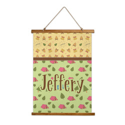Summer Camping Wall Hanging Tapestry - Tall (Personalized)