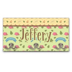Summer Camping Wall Mounted Coat Rack (Personalized)