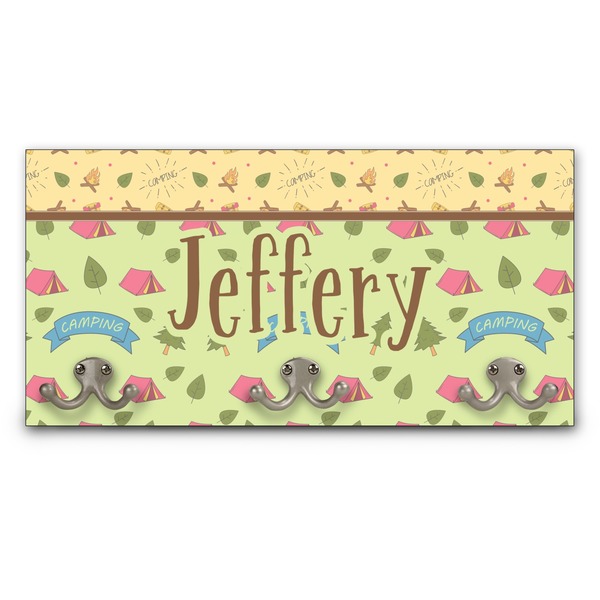 Custom Summer Camping Wall Mounted Coat Rack (Personalized)