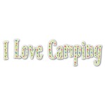 Summer Camping Name/Text Decal - Small (Personalized)
