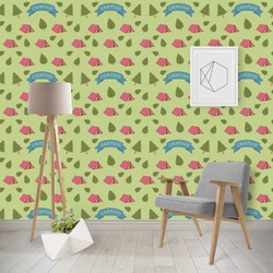 Summer Camping Wallpaper & Surface Covering (Peel & Stick - Repositionable)