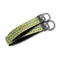Summer Camping Webbing Keychain FOBs - Size Comparison