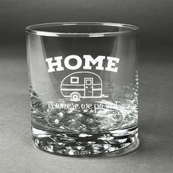 Summer Camping Whiskey Glass - Engraved