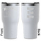 Summer Camping White RTIC Tumbler - Front and Back