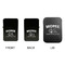 Summer Camping Windproof Lighters - Black, Double Sided, w Lid - APPROVAL