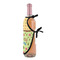 Summer Camping Wine Bottle Apron - DETAIL WITH CLIP ON NECK