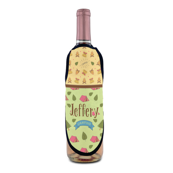 Summer Camping Wine Bottle Apron - IN CONTEXT