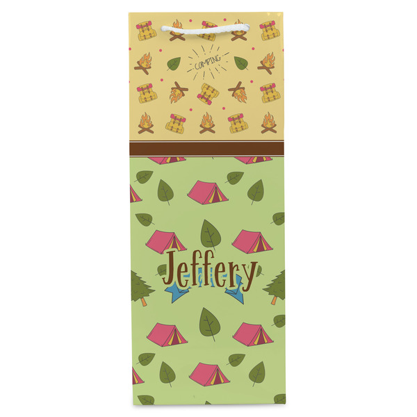Summer Camping Wine Gift Bag - Gloss - Front