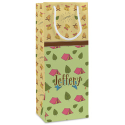 Summer Camping Wine Gift Bags - Gloss (Personalized)