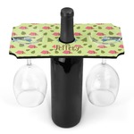 Summer Camping Wine Bottle & Glass Holder (Personalized)
