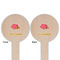 Summer Camping Wooden 6" Food Pick - Round - Double Sided - Front & Back