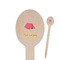 Summer Camping Oval Wooden Food Picks - Single Sided (Personalized)