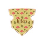 Summer Camping Genuine Maple or Cherry Wood Sticker (Personalized)