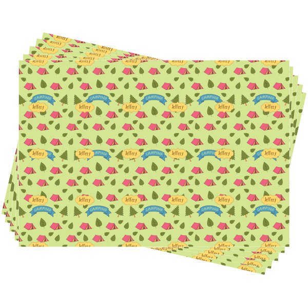 Summer Camping Wrapping Paper - 5 Sheets Approval