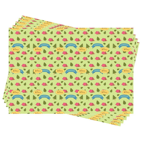 Summer Camping Wrapping Paper - Front & Back - Sheets Approval