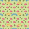 Summer Camping Wrapping Paper Square