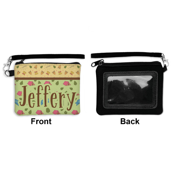 Summer Camping Wristlet ID Cases - Front & Back