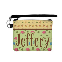 Summer Camping Wristlet ID Case w/ Name or Text