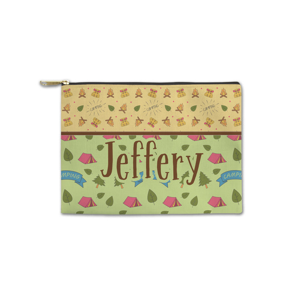 Custom Summer Camping Zipper Pouch - Small - 8.5"x6" (Personalized)